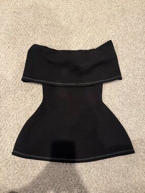 NWT WeWoreWhat Women's Off Shoulder Fold Over Top